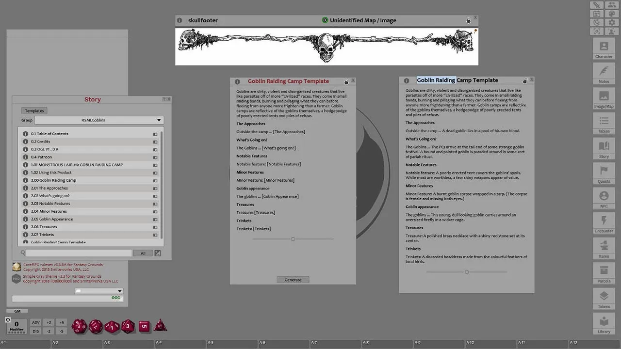 Fantasy Grounds - Monstrous Lair #4: Goblin Raiding Camp (Any Ruleset) Screenshot 2