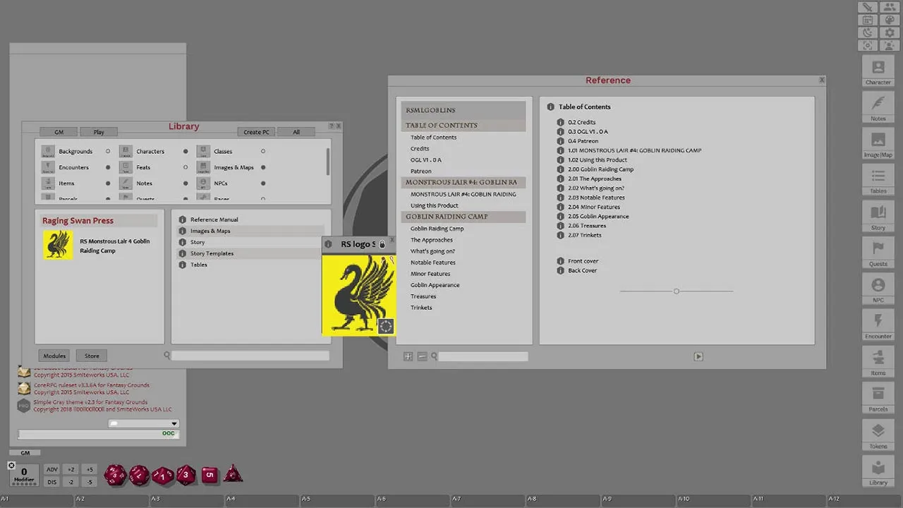 Fantasy Grounds - Monstrous Lair #4: Goblin Raiding Camp (Any Ruleset) Screenshot 3