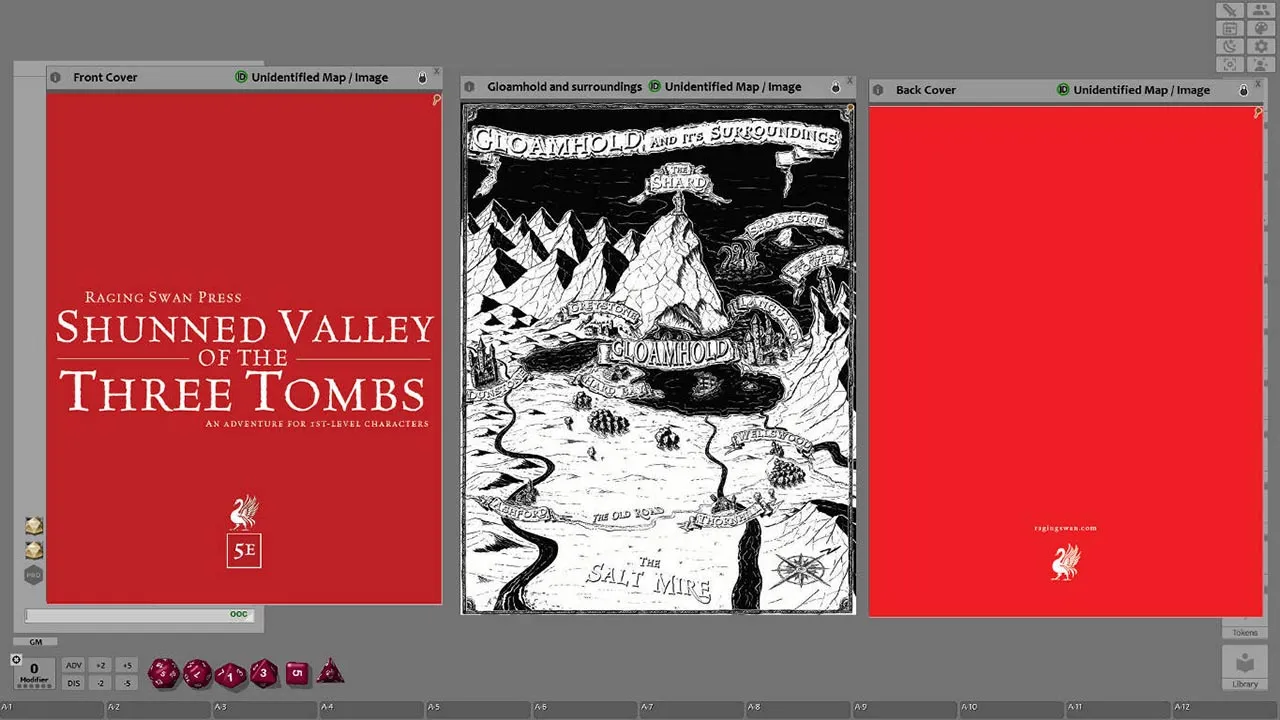 Fantasy Grounds - Shunned Valley of the Three Tombs (5E) Screenshot 0