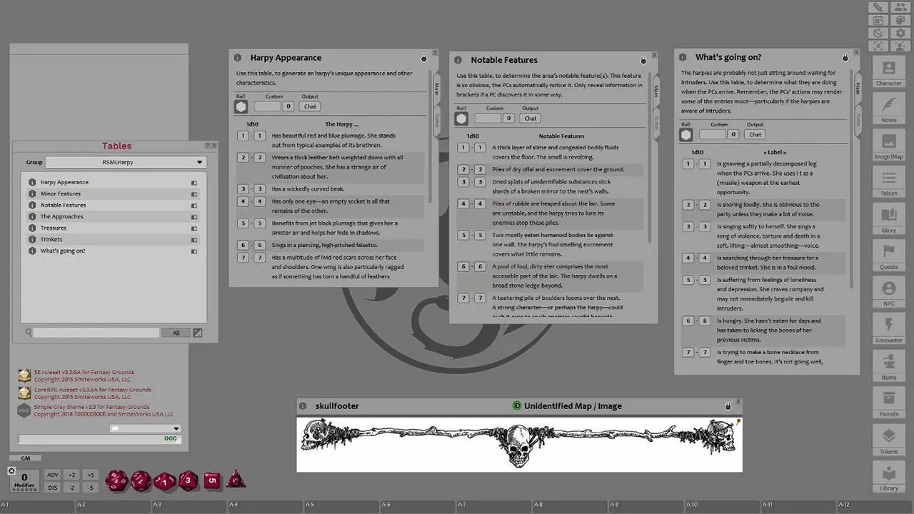 Fantasy Grounds - Monstrous Lair #5: Harpy’s Nest (Any Ruleset) Screenshot 3