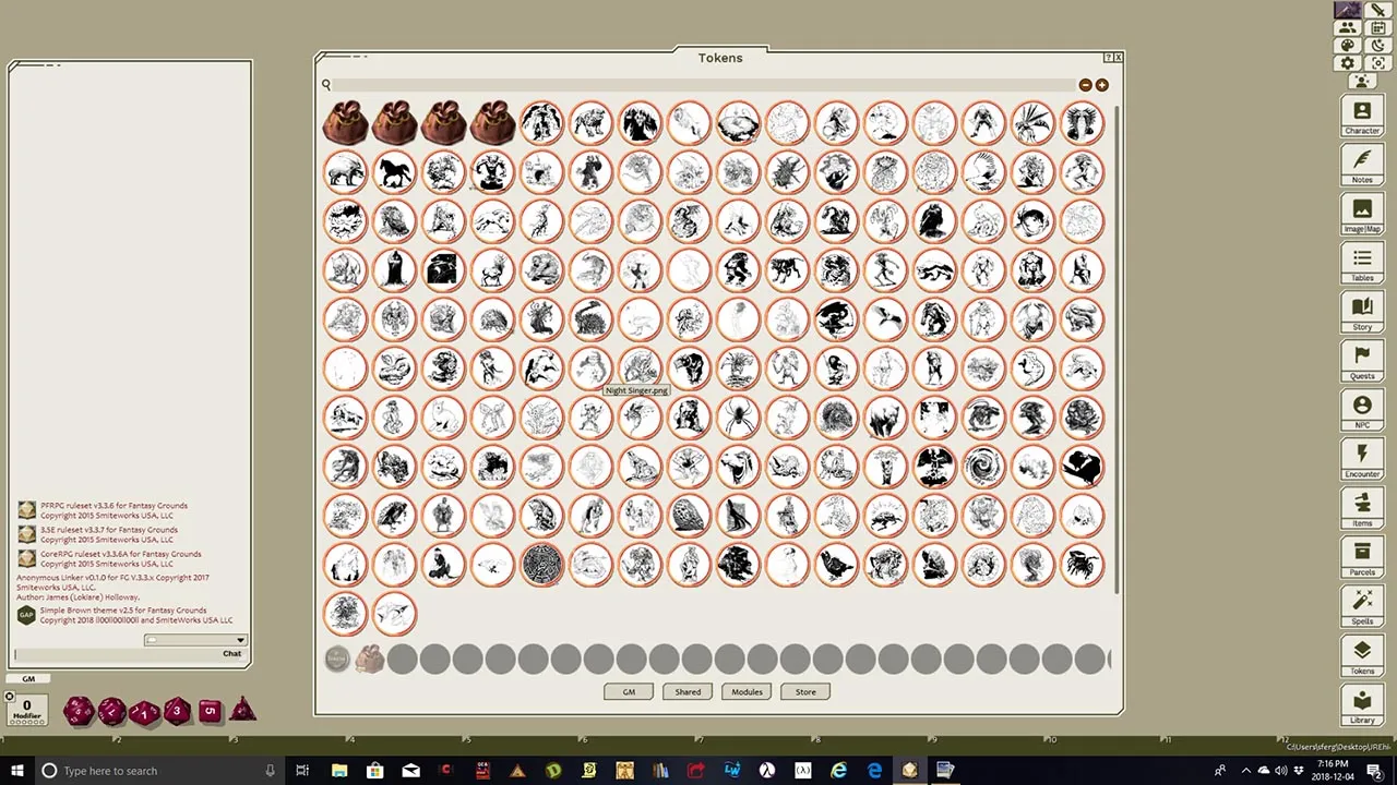 Fantasy Grounds - Creature Collection Revised (PFRPG) Screenshot 2