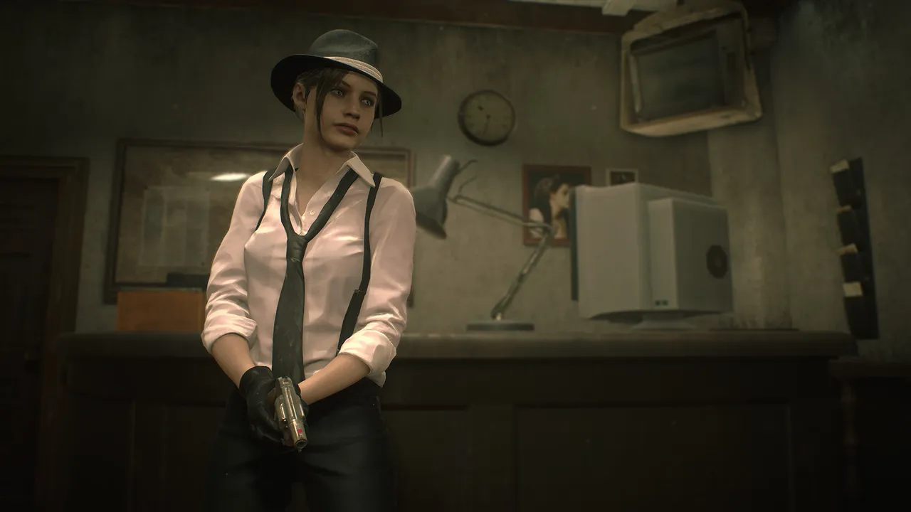 Resident Evil 2 - Claire Costume: Noir Screenshot 0