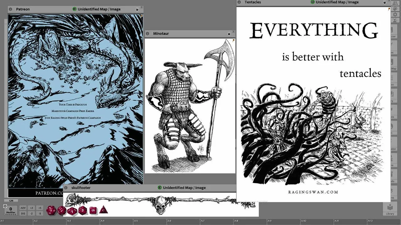 Fantasy Grounds - Monstrous Lair #6: Minotaur Den (Any Ruleset) Screenshot 4