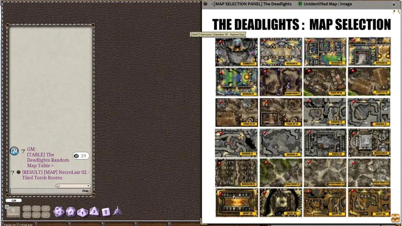 Fantasy Grounds - Meanders Map Pack: The Deadlights (Map Pack) Screenshot 1