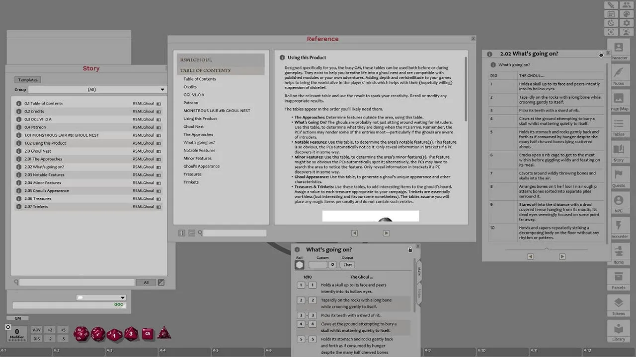 Fantasy Grounds - Monstrous Lair #8: Ghoul Nest (Any Ruleset) Screenshot 2