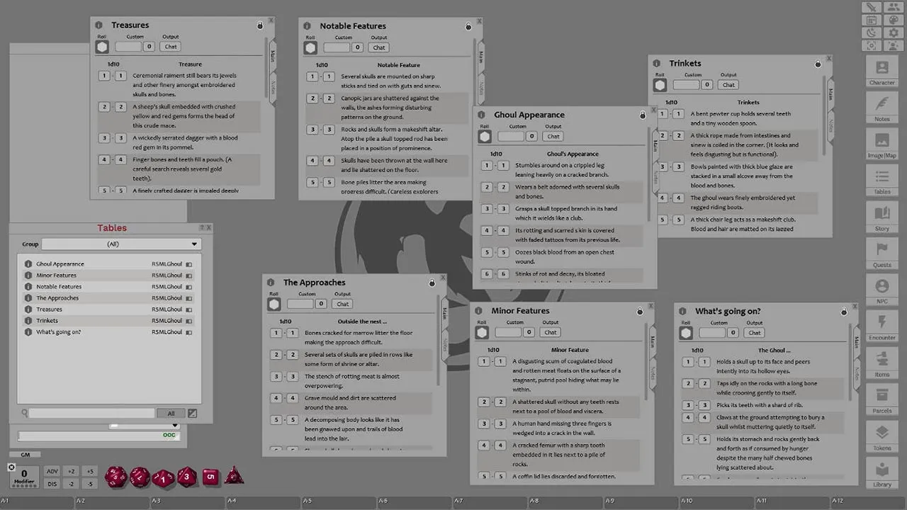 Fantasy Grounds - Monstrous Lair #8: Ghoul Nest (Any Ruleset) Screenshot 3