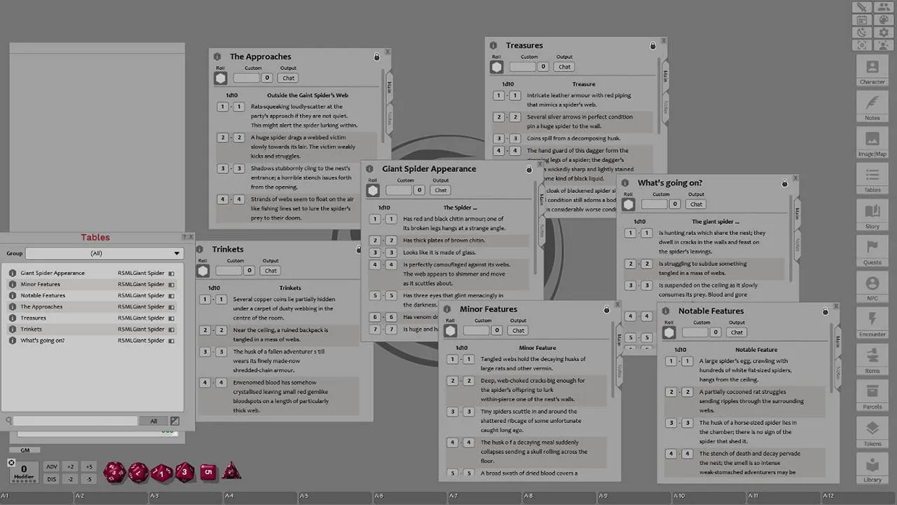 Fantasy Grounds - Monstrous Lair #7: Giant Spider's Web (Any Ruleset) Screenshot 3