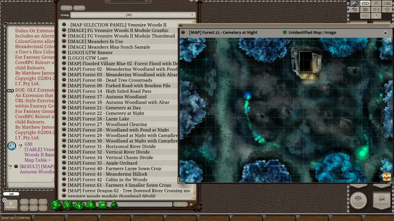 Fantasy Grounds - Meanders Map Pack: Venmire Woods II (Map Pack) Screenshot 2