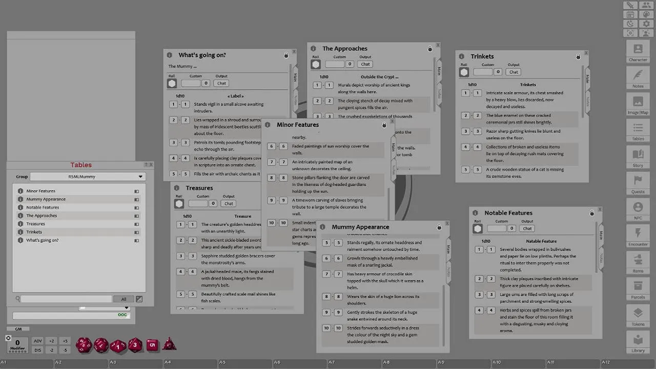 Fantasy Grounds - Monstrous Lair #10: Mummy’s Crypt (Any Ruleset) Screenshot 3