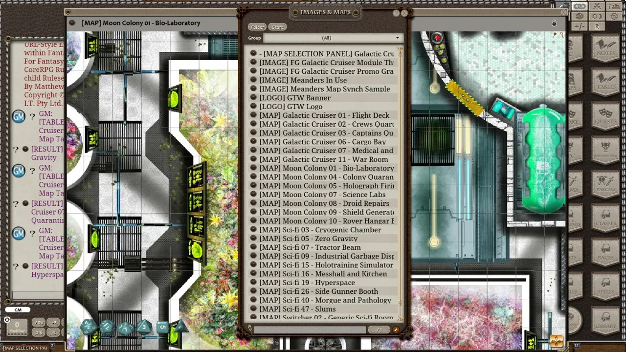 Fantasy Grounds - Meanders Map Pack: Galactic Cruiser (Map Pack) Screenshot 4