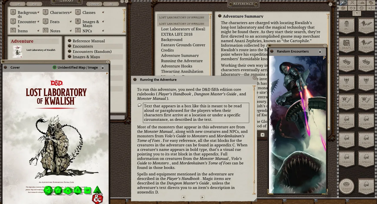 Fantasy Grounds - D&D Lost Laboratory of Kwalish Screenshot 0