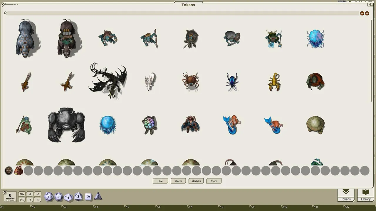 Fantasy Grounds - Devin Night Pack 107: Chaotic Creatures 3 (Token Pack) Screenshot 1