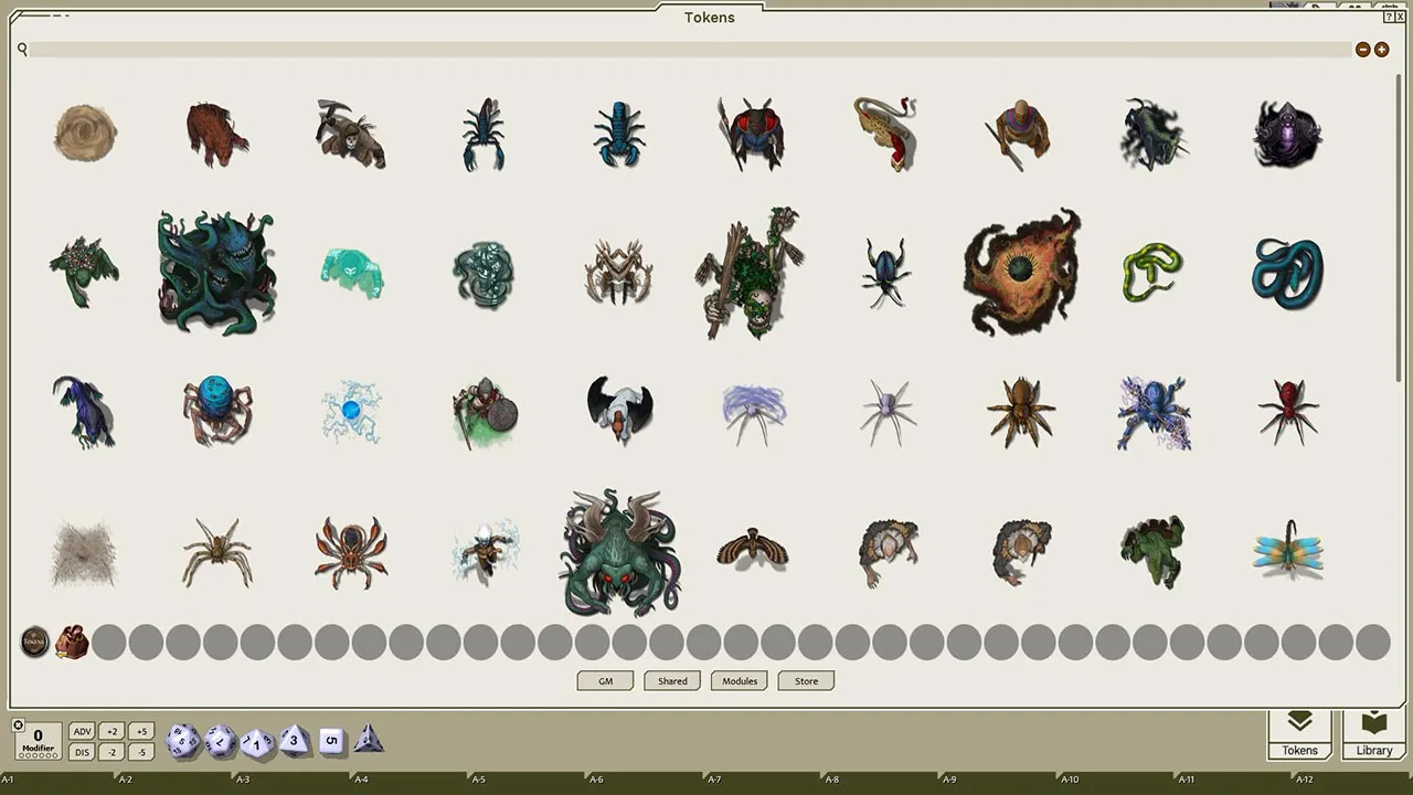 Fantasy Grounds - Devin Night Pack Tome of Beasts pack 7 (Token Pack) Screenshot 1