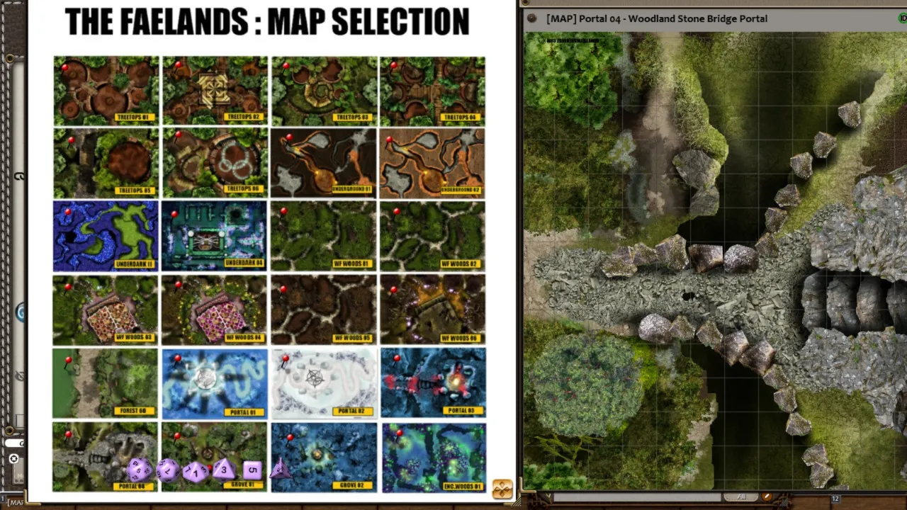 Fantasy Grounds - Meanders Map Pack: The Faelands (Map Pack) Screenshot 3
