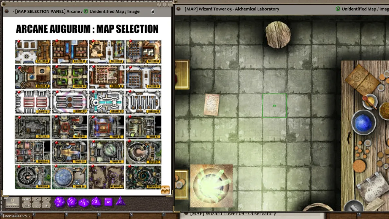 Fantasy Grounds - Meanders Map Pack: Arcane Augurum (Map Pack) Screenshot 1