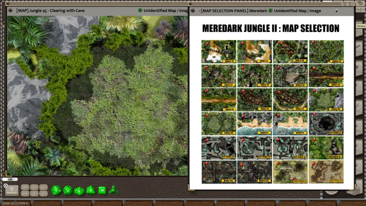 Fantasy Grounds - Meanders Map Pack: Meredark Jungle II (Map Pack) Screenshot 4