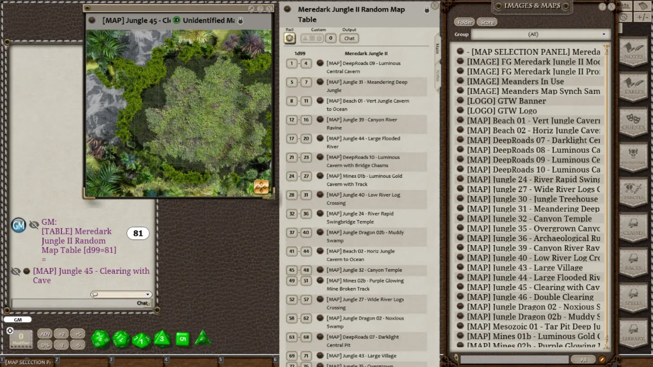 Fantasy Grounds - Meanders Map Pack: Meredark Jungle II (Map Pack) Screenshot 2