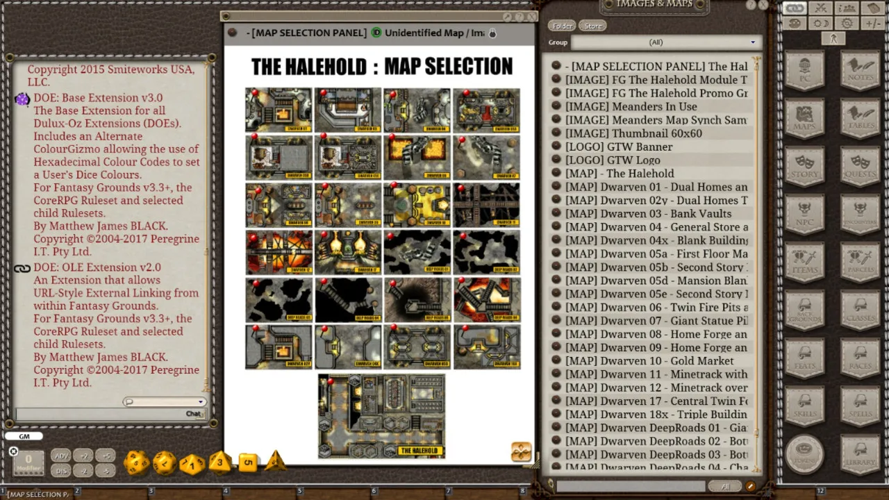 Fantasy Grounds - Meanders Map Pack: The Halehold (Map Pack) Screenshot 2
