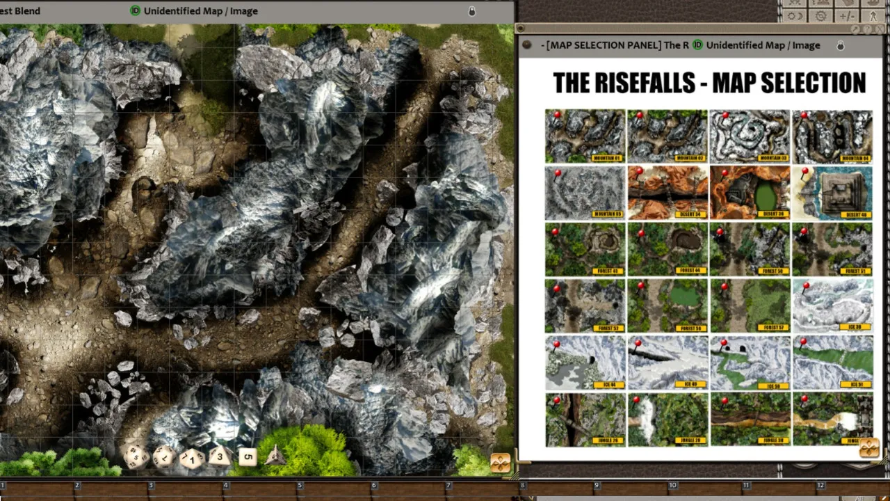 Fantasy Grounds - Meanders Map Pack: The Risefalls (Map Pack) Screenshot 3