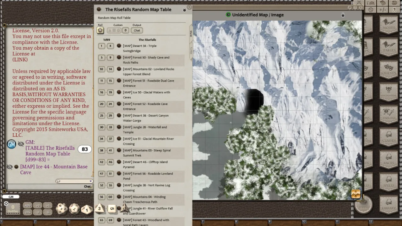 Fantasy Grounds - Meanders Map Pack: The Risefalls (Map Pack) Screenshot 1