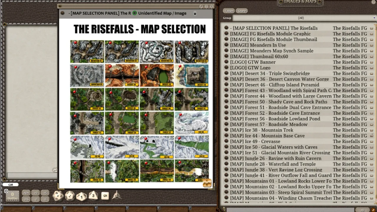 Fantasy Grounds - Meanders Map Pack: The Risefalls (Map Pack) Screenshot 2