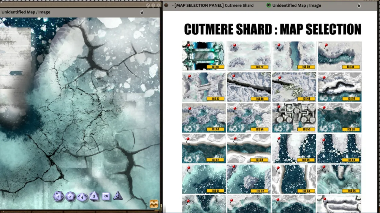 Fantasy Grounds - Meanders Map Pack: Cutmere Shard (Map Pack) Screenshot 1
