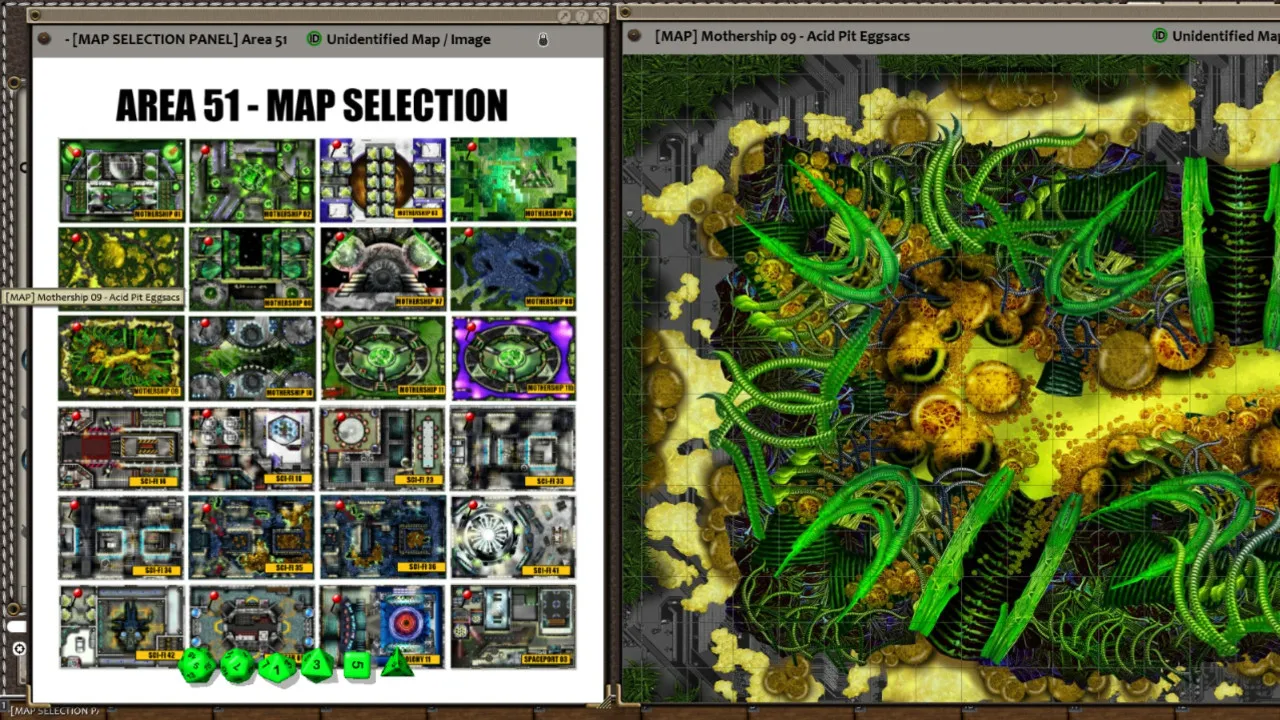 Fantasy Grounds - Meanders Map Pack: Area 51 (Map Pack) Screenshot 3
