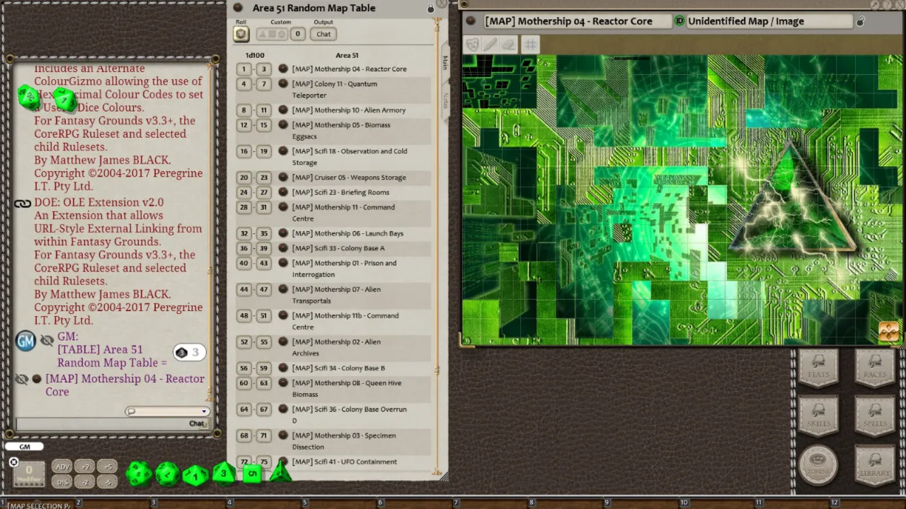 Fantasy Grounds - Meanders Map Pack: Area 51 (Map Pack) Screenshot 1
