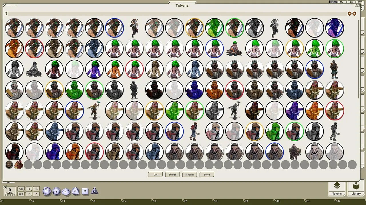 Fantasy Grounds - Moderns, Volume 8 (Token Pack) Screenshot 1