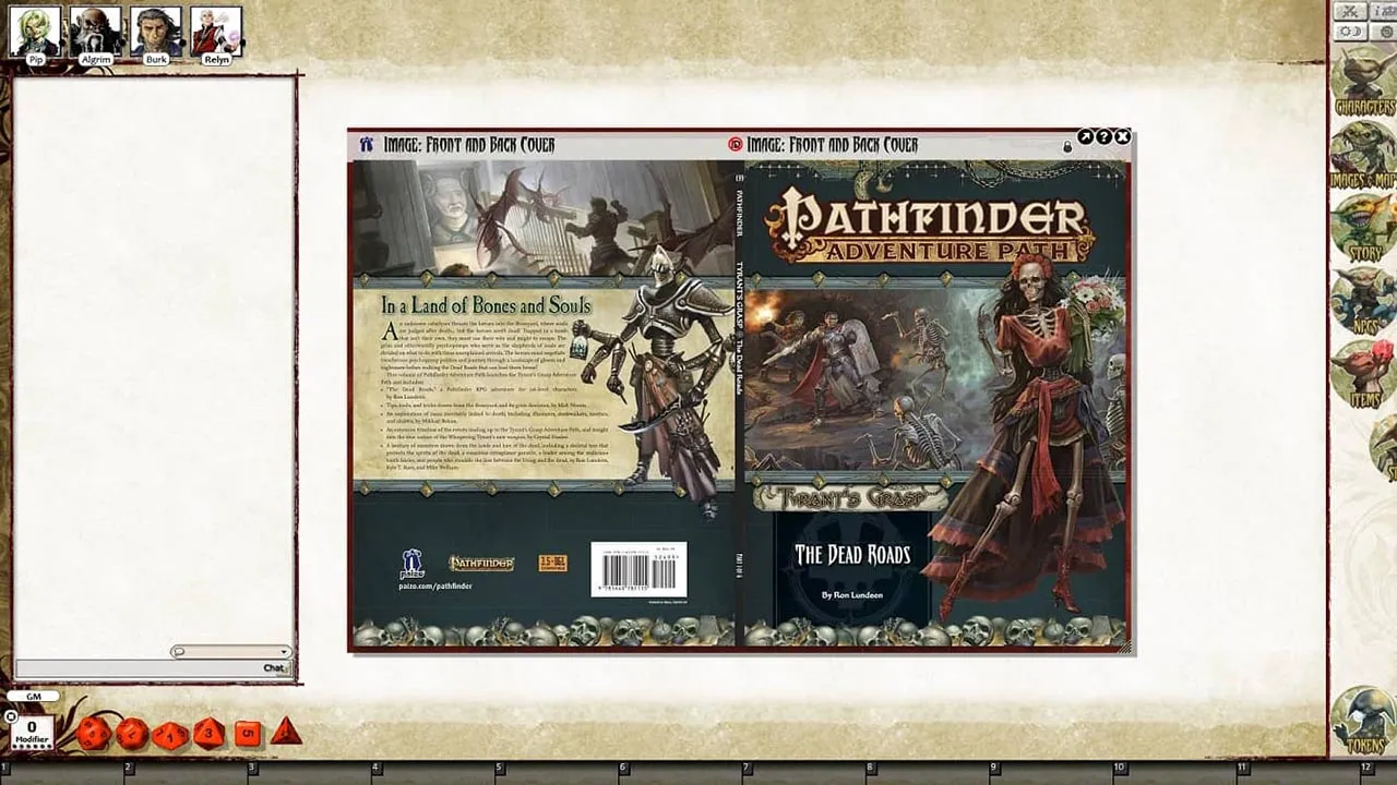 Fantasy Grounds - Pathfinder RPG - The Tyrant's Grasp AP 1: The Dead Roads (PFRPG) Screenshot 6