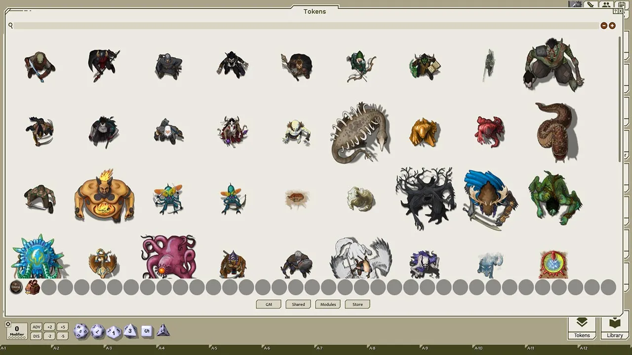 Fantasy Grounds - Devin Night Token Pack: Tome of Beasts 8: Sandman - Zmey +Appendix NPC's (Token Pack) Screenshot 1