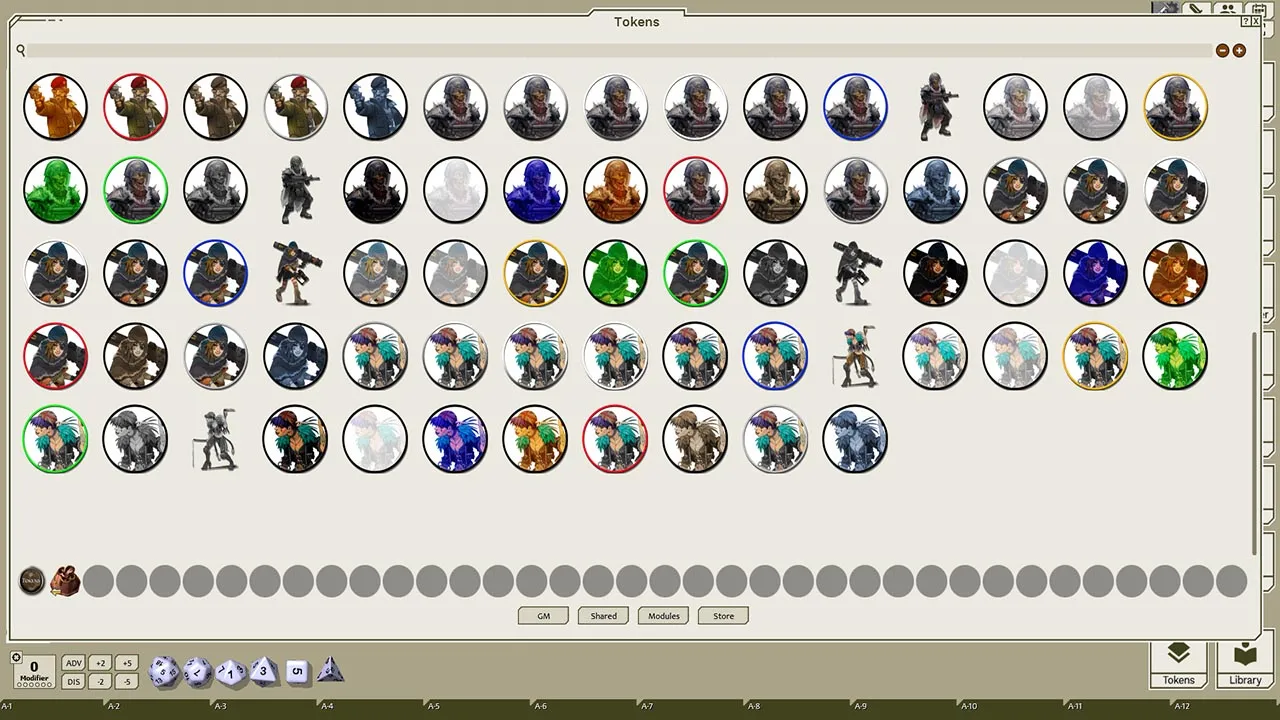 Fantasy Grounds - Moderns, Volume 9 (Token Pack) Screenshot 1