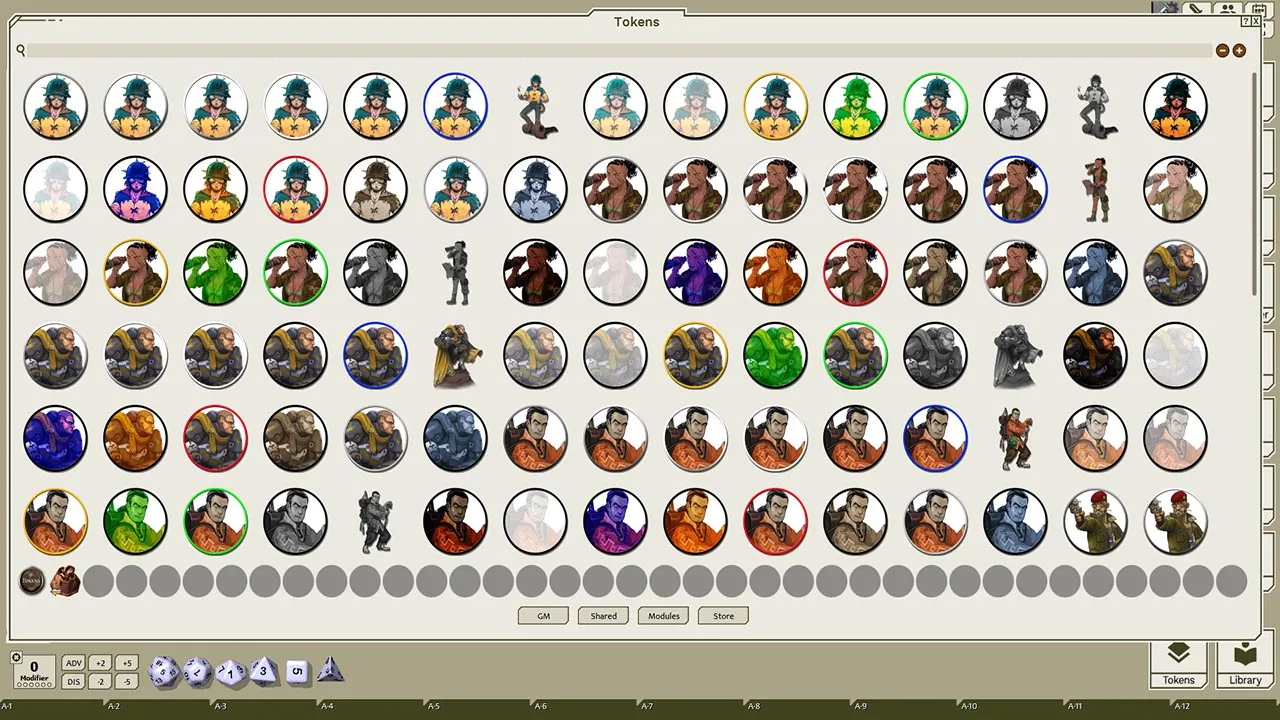 Fantasy Grounds - Moderns, Volume 9 (Token Pack) Screenshot 0
