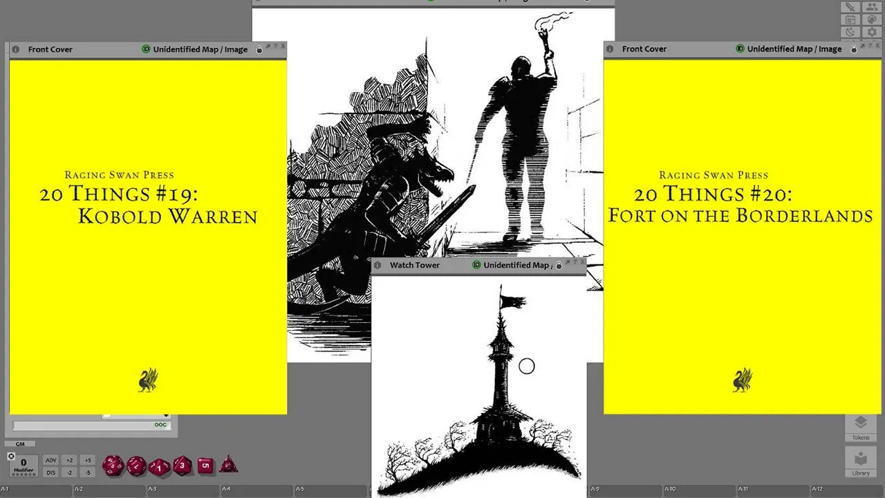 Fantasy Grounds - 20 Things #19 to #20: Kobold Warren, Fort on the Borderlands (Any Ruleset) Screenshot 0