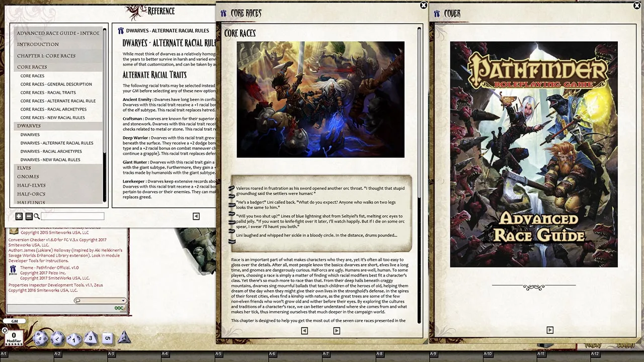 Fantasy Grounds - Pathfinder RPG - Advanced Race Guide (PFRPG) Screenshot 6