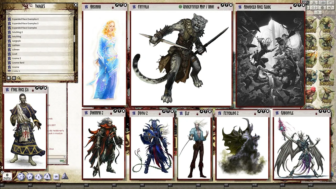 Fantasy Grounds - Pathfinder RPG - Advanced Race Guide (PFRPG) Screenshot 1