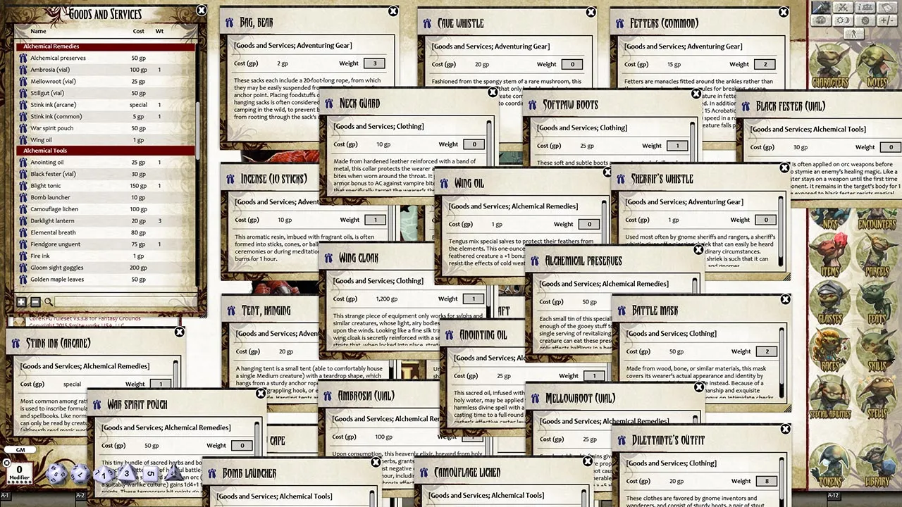 Fantasy Grounds - Pathfinder RPG - Advanced Race Guide (PFRPG) Screenshot 3