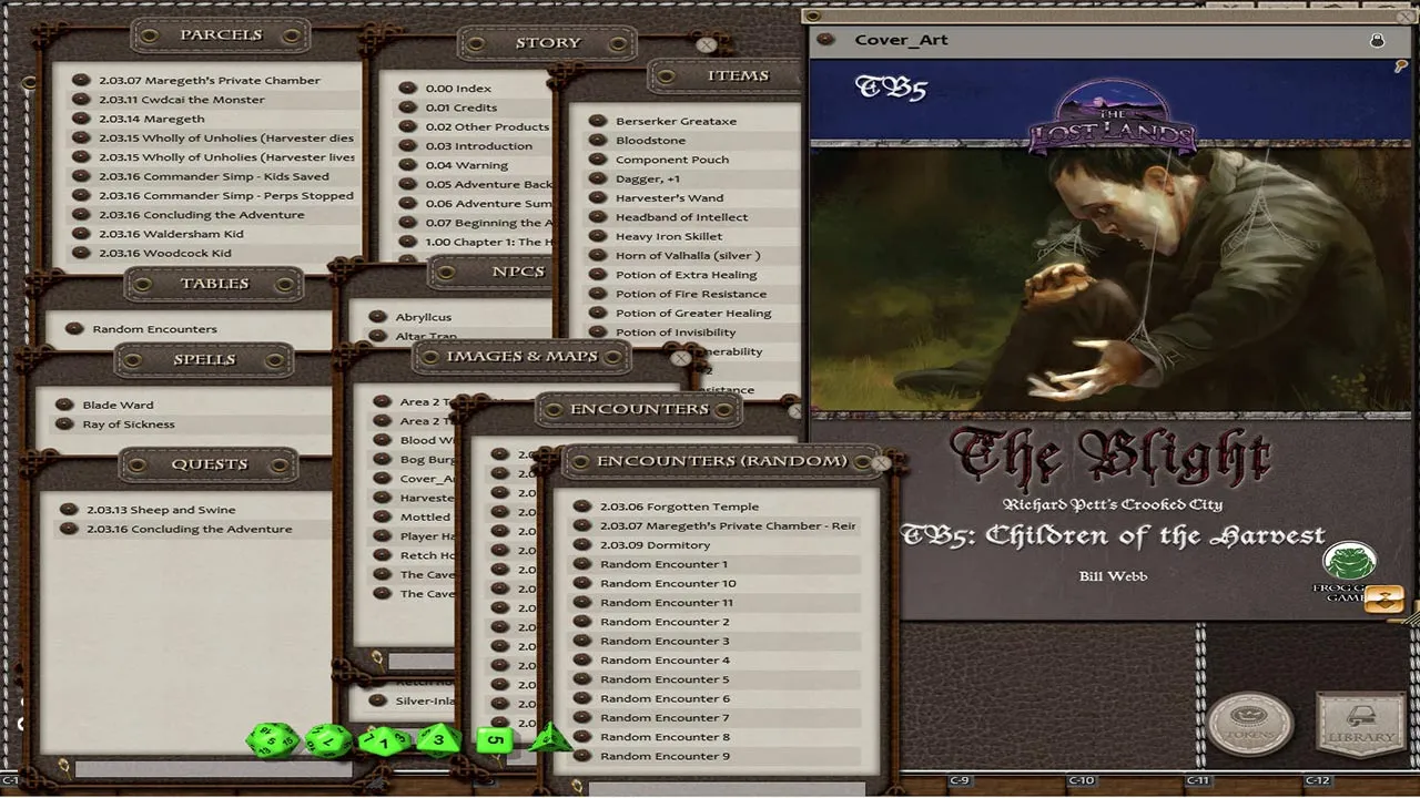 Fantasy Grounds - The Blight: Children of the Harvest (5E) Screenshot 0