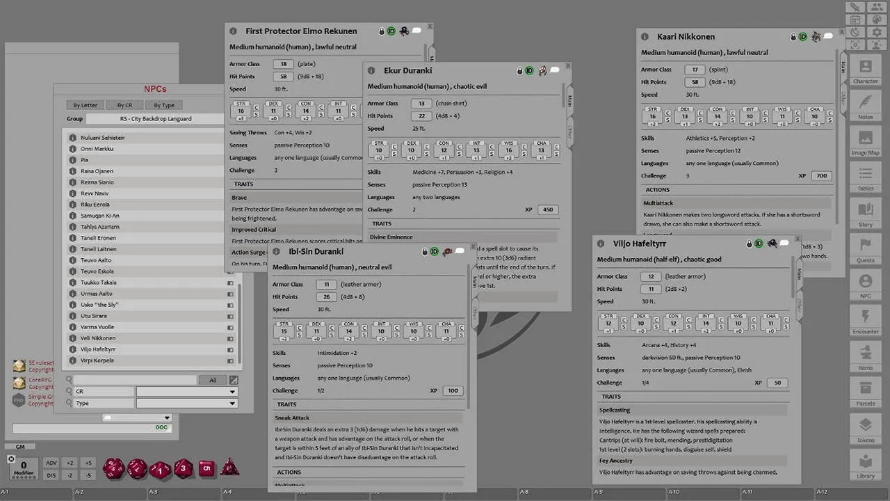 Fantasy Grounds - City Backdrop: Languard (5E) Screenshot 2