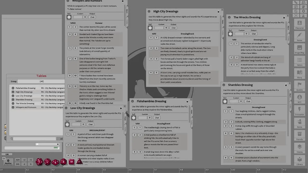 Fantasy Grounds - City Backdrop: Languard (5E) Screenshot 4