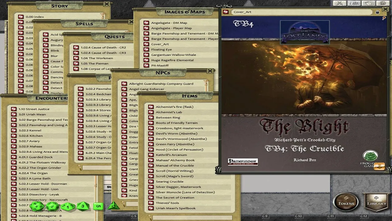 Fantasy Grounds - The Blight: The Crucible (PFRPG) Screenshot 0