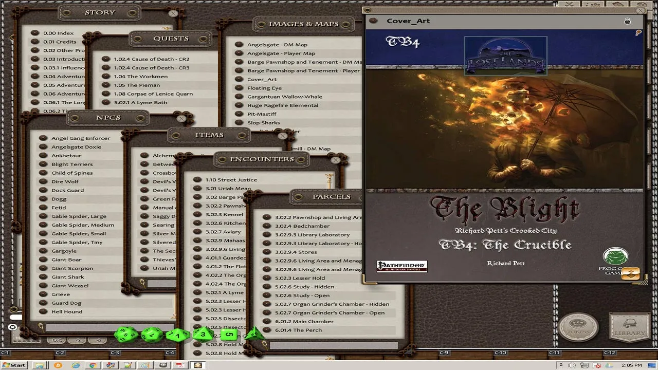 Fantasy Grounds - The Blight: The Crucible (5E) Screenshot 0