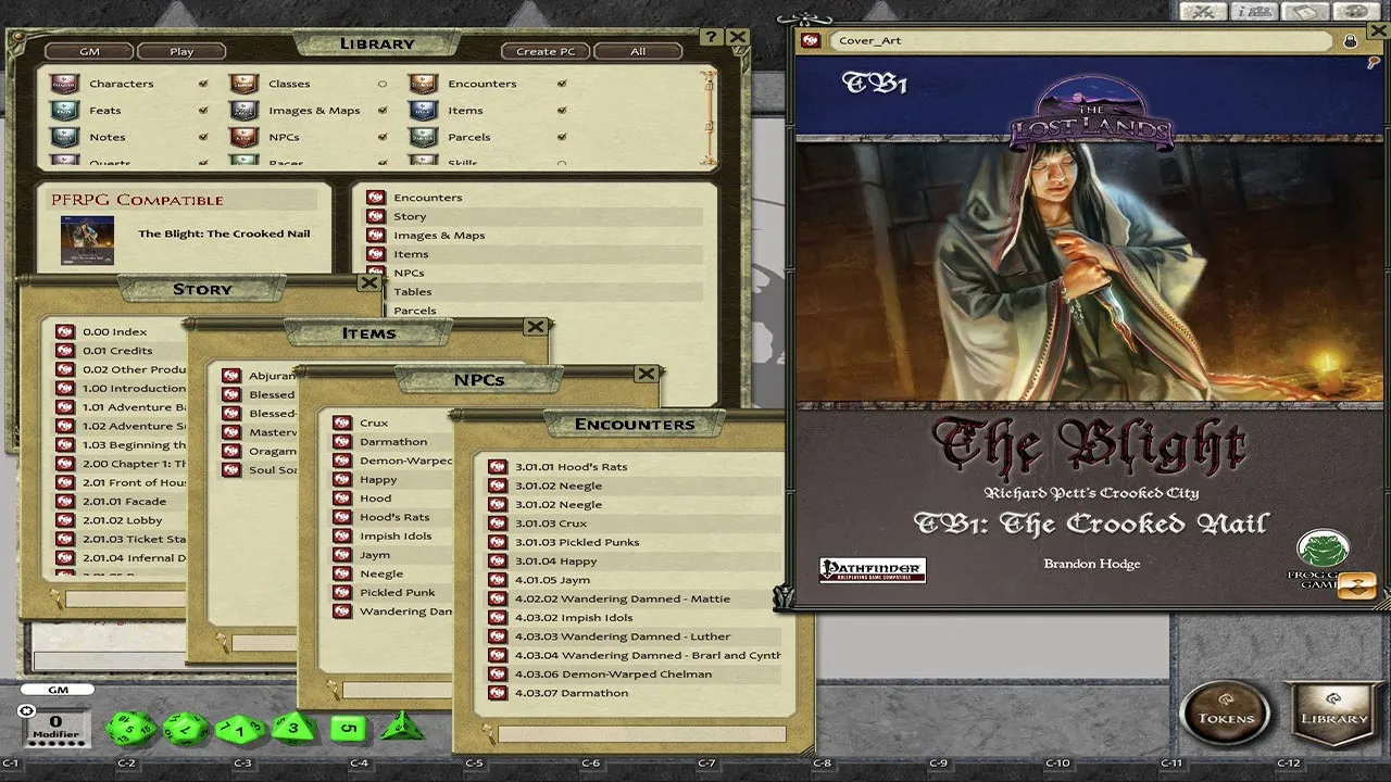 Fantasy Grounds - The Blight: The Crooked Nail (PFRPG) Screenshot 0