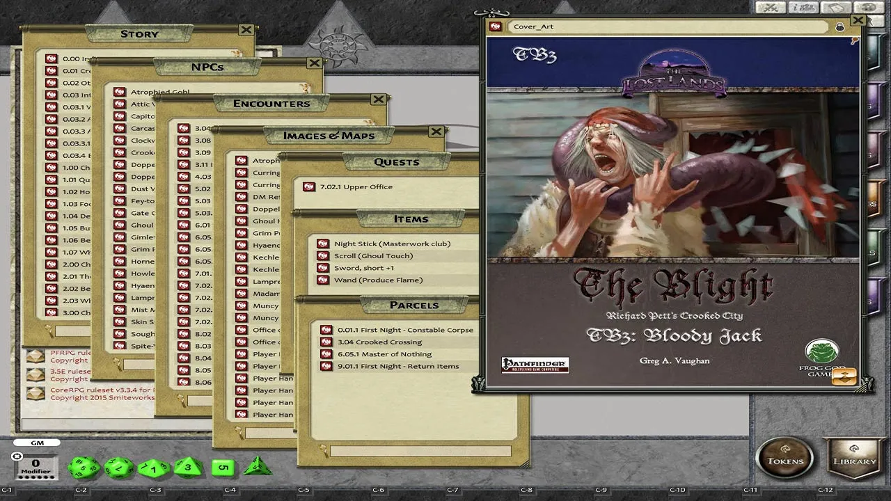 Fantasy Grounds - The Blight: Bloody Jack (PFRPG) Screenshot 0