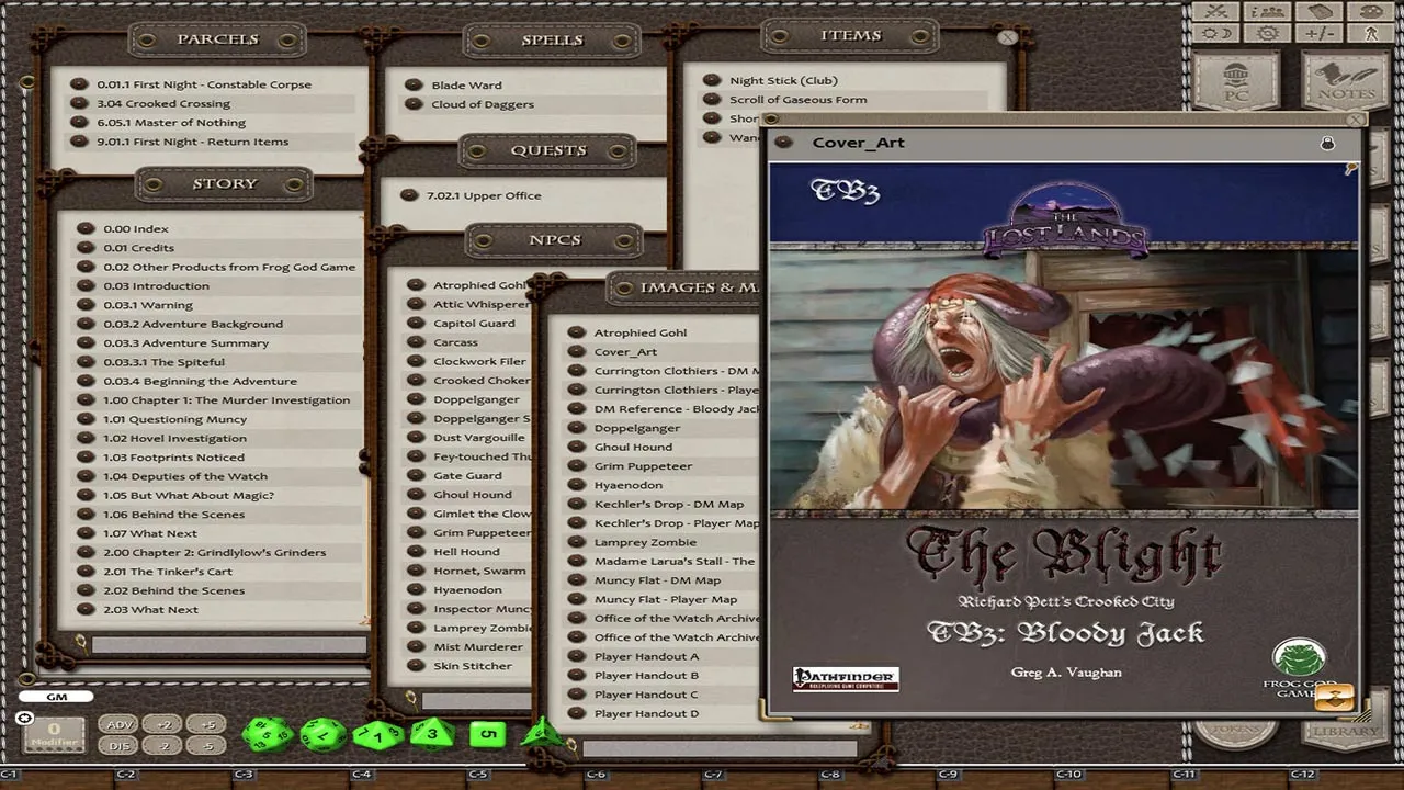 Fantasy Grounds - The Blight: Bloody Jack (5E) Screenshot 0