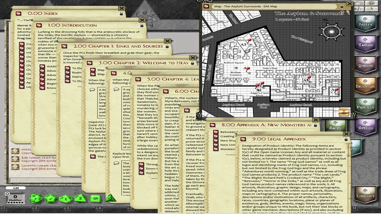 Fantasy Grounds - The Blight: Horror in the Sinks (PFRPG) Screenshot 1