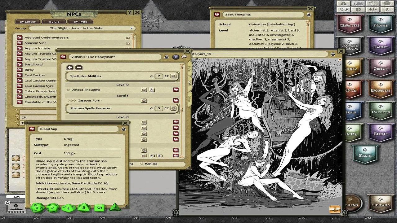 Fantasy Grounds - The Blight: Horror in the Sinks (PFRPG) Screenshot 2
