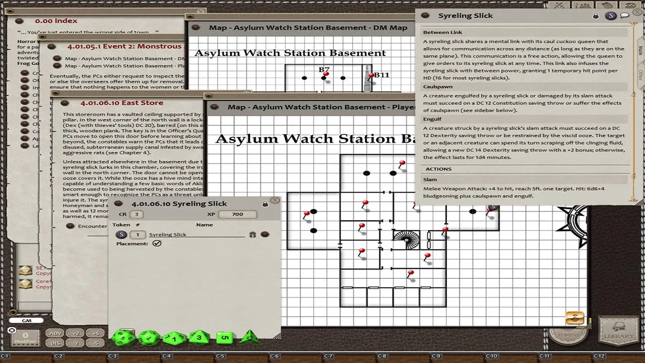 Fantasy Grounds - The Blight: Horror in the Sinks (5E) Screenshot 2