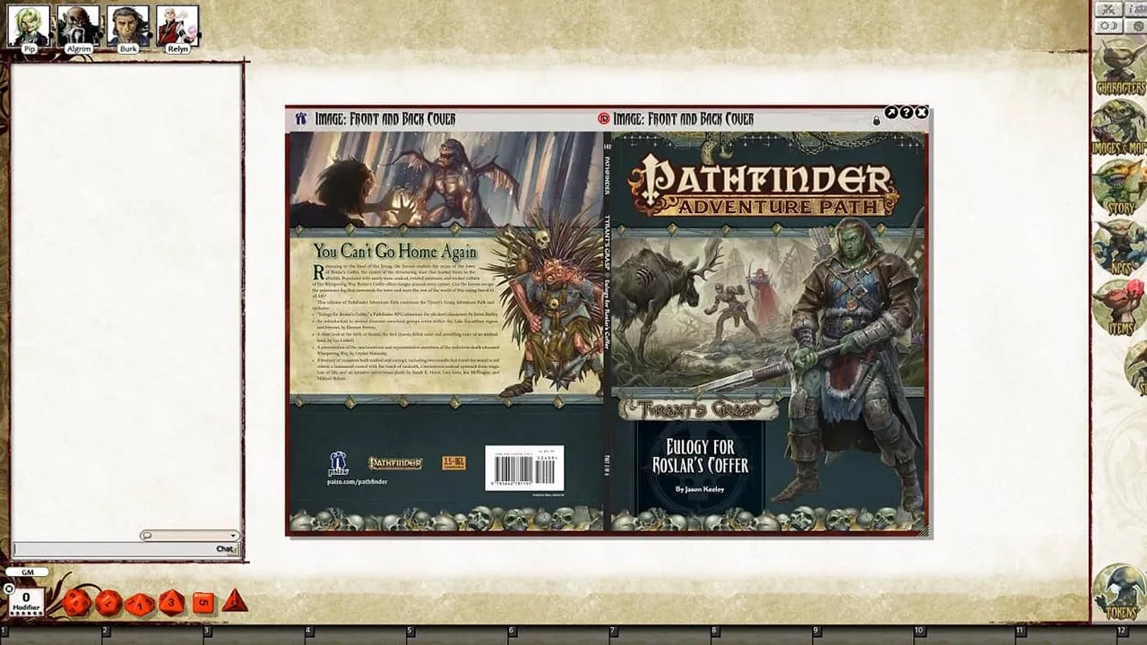 Fantasy Grounds - Pathfinder RPG - The Tyrant's Grasp AP 2: Eulogy for Roslar's Coffer (PFRPG) Screenshot 6
