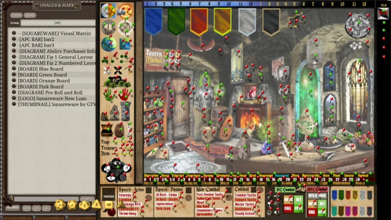 Fantasy Grounds - Squareware (5E) Screenshot 3